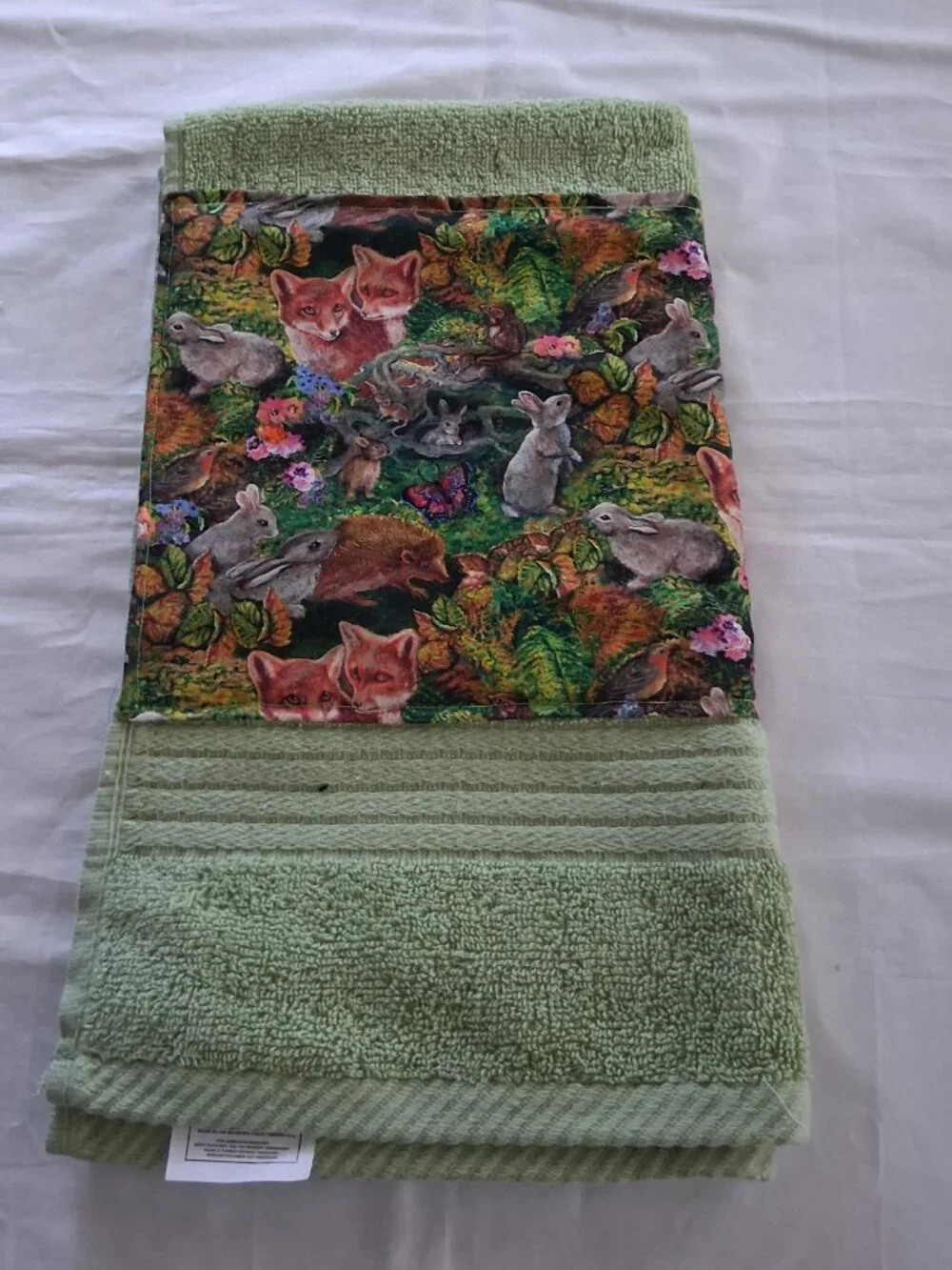 Handmade quilted woodland